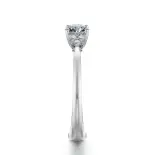 Pierścionek 585 z diamentem z białego złota SBPZ_035